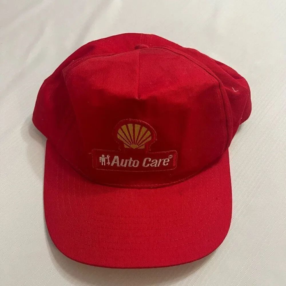 Vintage 80s 90s Snapback Hat Cap Shell Has Oil Company Auto Care Trucker